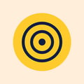 Concentric bulls eye circle target to represent intentional focus on systems design first